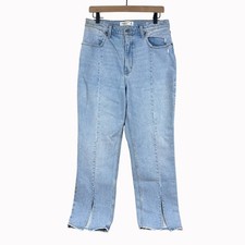 Abercrombie Fitch The 90s Straight Ultra High Rise Curve Love Womens 31 12s