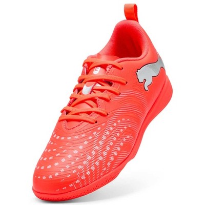 PUMA FUTURE 9 PLAY IT Jr., Glowing Red-PUMA White-PUMA Black-PUMA Silver