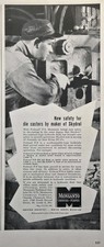 Monsanto Pydraul Skydrol Aviation Safety Hydraulic Fluid Vintage Print Ad 1951