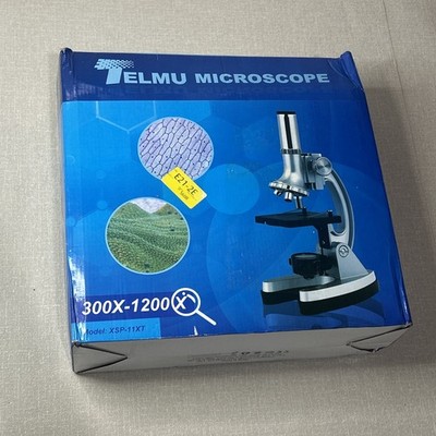 TELMU Mikroskop 300X-1200X Vergrößerung Compound Binokular