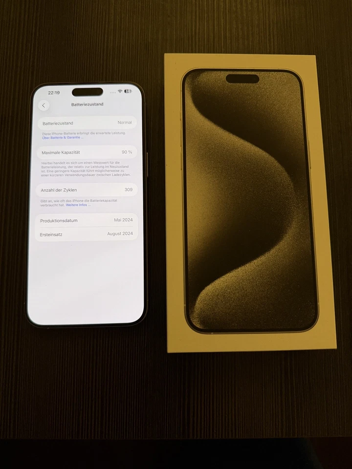 Apple iPhone 15 Pro Max - 256GB - Titan Weiß (Ohne Simlock) - Bild 2 von 4