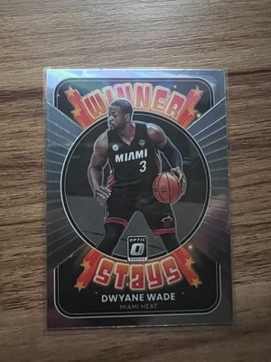 2021-22 Dwayne Wade- Donruss Optic  Winner Stays  #10- Miami Heat