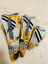 Pearly Gates Head Cover Sunflower Pattern 3 Pieces