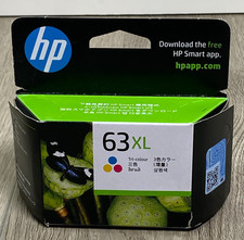 Genuine HP 63 XL Tri-Color Ink Cartridge High Yield OEM Original Sealed