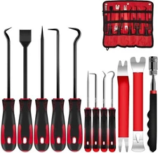 Pick and Hook Tool Set 12Pcs Precision Automotive Hook and Pick Tool Set With Sc