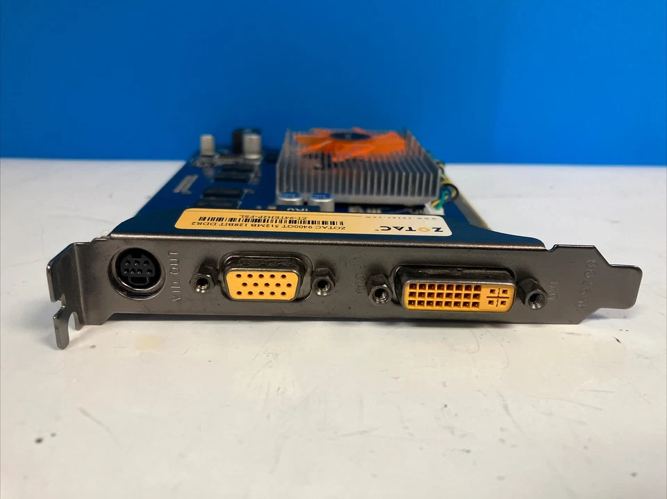 Retro Zotac GeForce 9400GT 512MB 128bit DDR2 DVI VGA Video Card 188-09N46-00BZT~ - Image 3 of 4