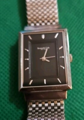 Womans Kenneth Cole KC4388 Silver Tone Wrist Watch 