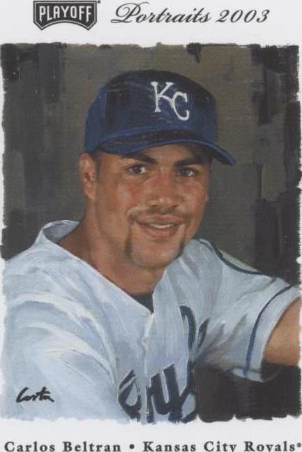 2003 Playoff Portraits - Carlos Beltran #52 - 1 of 1