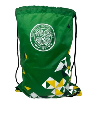 Celtic FC Turnbeutel Partikel Kordelzug Sport Schwimmen Schule offiziell lizenziert