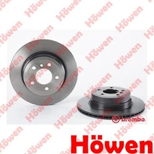 Fits BMW X5 2006-2018 X6 2008-2019 2.0 D 3.0 Brake Discs Rear Howen