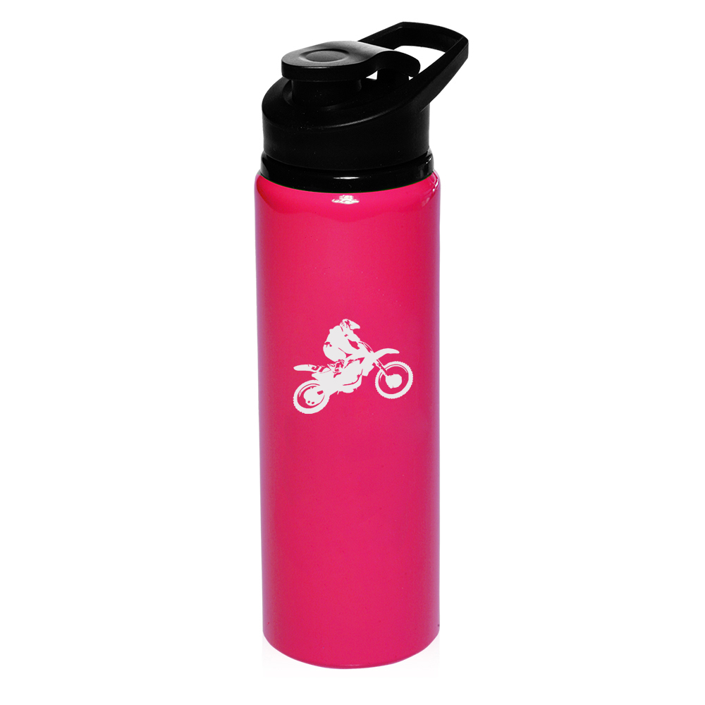 25oz Aluminum Sports Water Bottle Travel Canteen Dirt MX