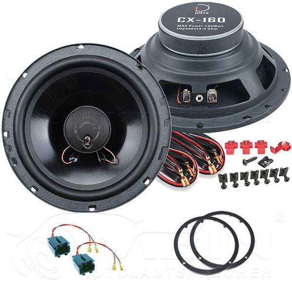Dietz Auto Lautsprecher FüR Fiat Ulysse I 1994-2002 Heck Hinten TüR 135W #Bdto-image