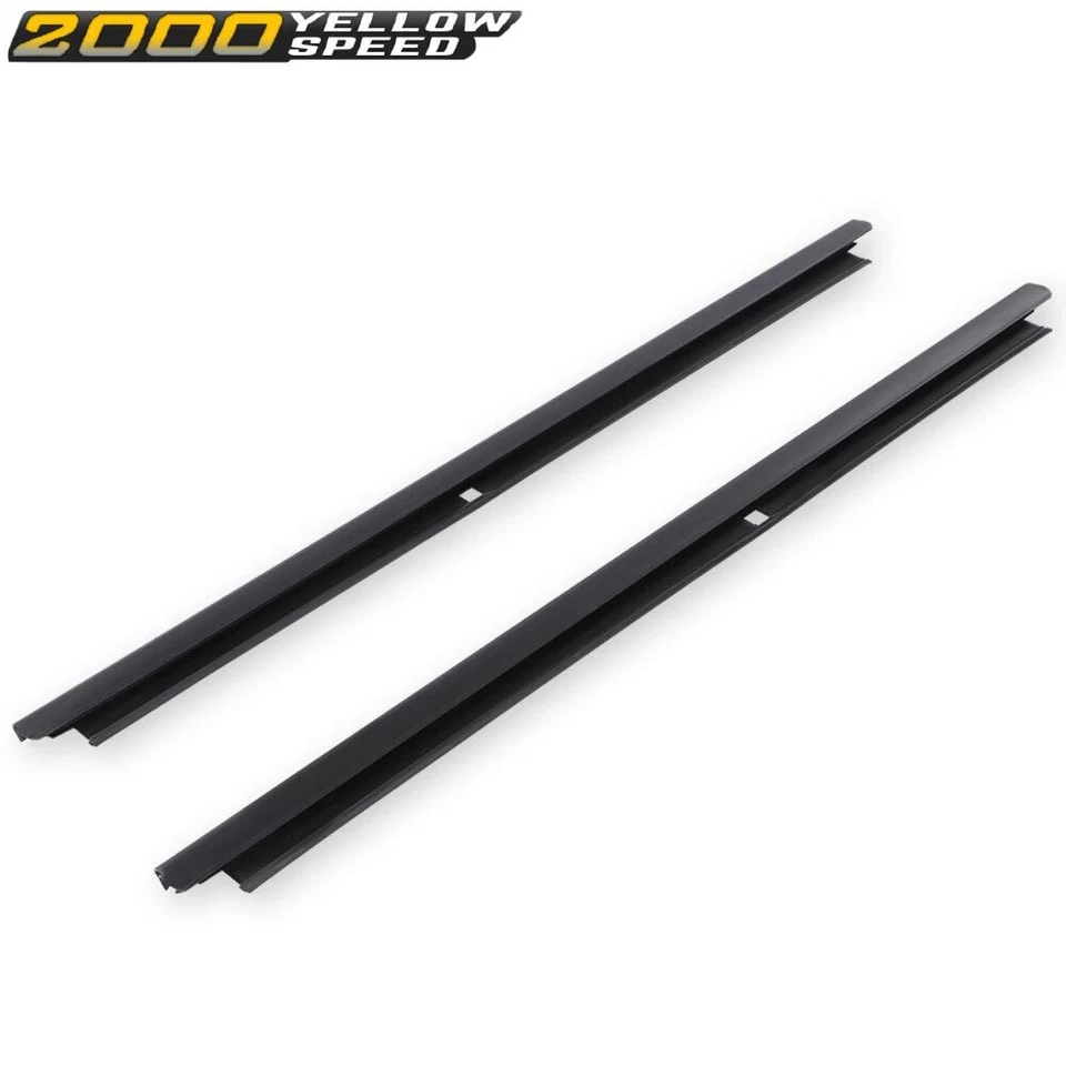 Pair Fit for Chevy GMC Cadillac Truck Outer Window Sweep Felt Rear Kit  - Imagem 3 de 4