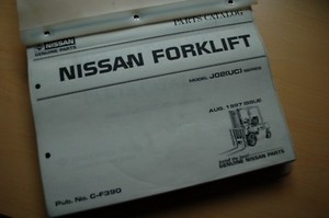 Nissan forklift parts catalog