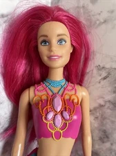 Barbie Fashion Rainbow Mermaid doll #DHM47 Pink Hair 2015 Mattel