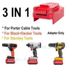 For Craftsman v-20 Adapter to for Porter Cable/for Black+Decker/for Stanley Tool