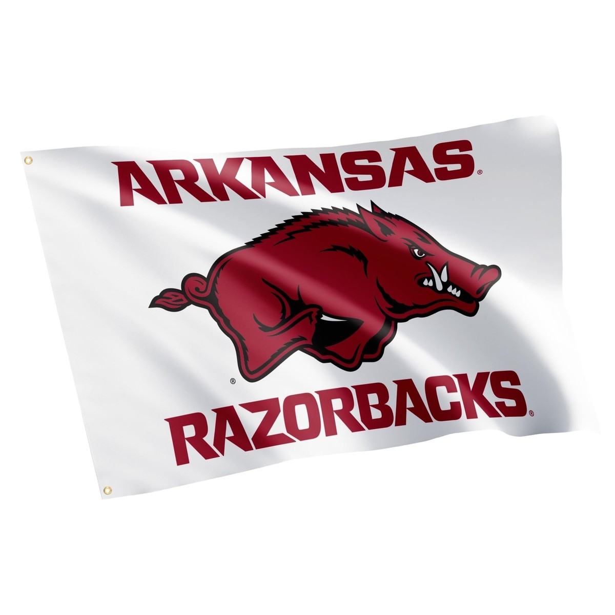 University Of Arkansas Razorbacks Flag - 3x5 Feet, 100% Polyester, Officially Licensed - View #9