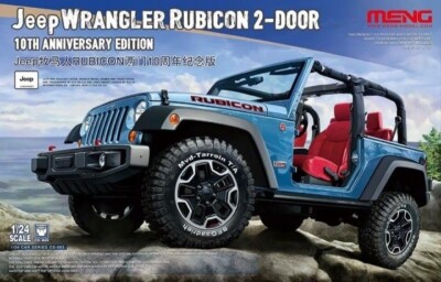 Meng Modell CS-003 1:25 Jeep Wrangler Rubicon 2-Türer 10th Anniversary Edition