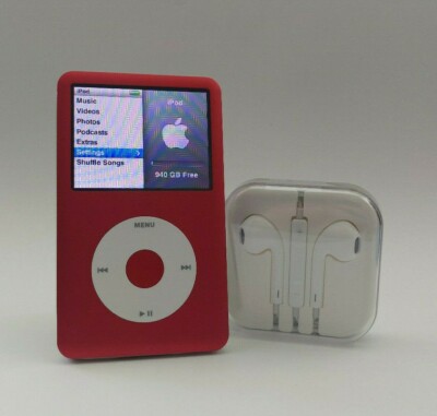 NEW Apple iPod classic 7th Generation Red & White (512GB) MP3 - SEALED