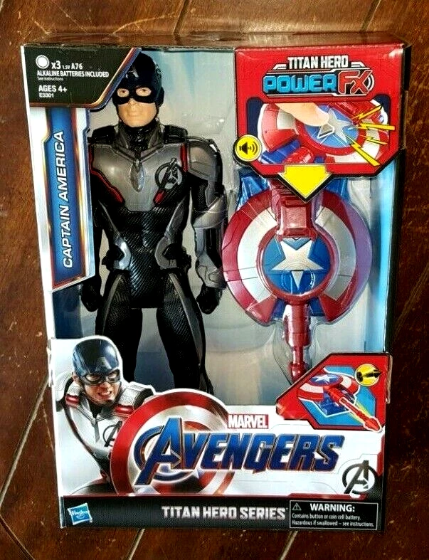 Marvel Avengers Titan Hero Power FX Series - CAPTAIN AMERICA 11 Action  Figure!