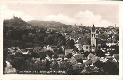 Weinheim a.d.B., Blick vom Kirchkopf