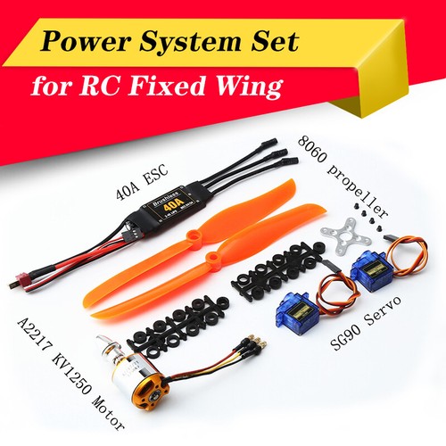 1250KV Brushless Motor 40A ESC 9G Micro 