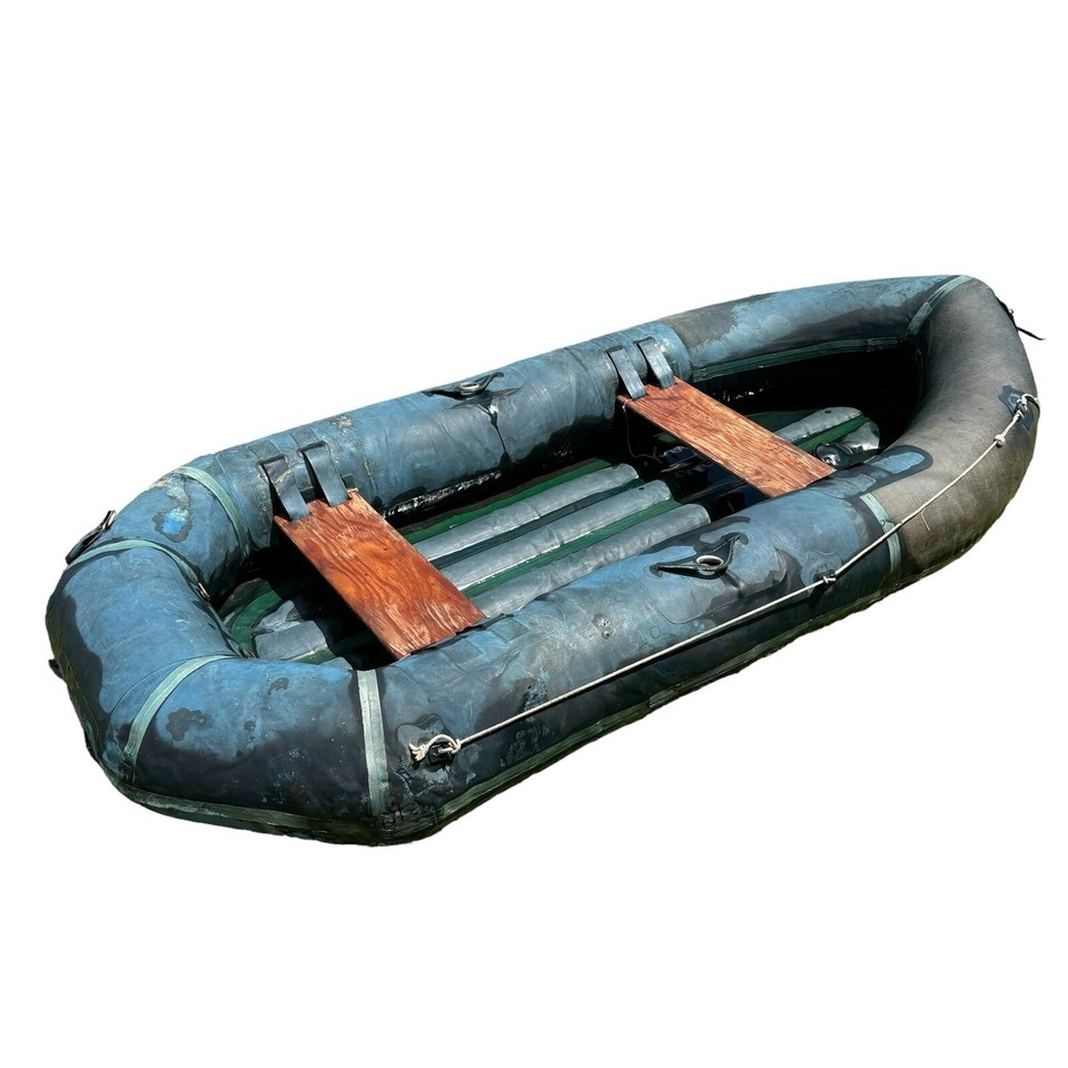 Vintage WW2 US Military Survival Inflatable Raft Boat Navy Air Force ...