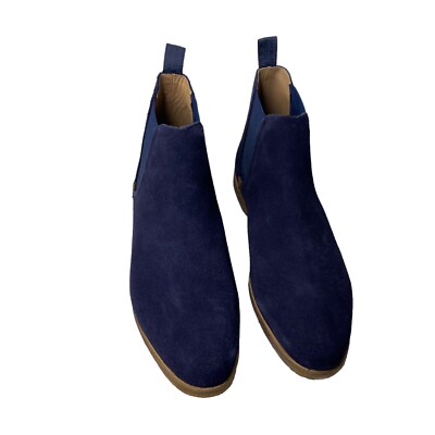 Ted Baker London Mardin Suede Chelsea Boots Navy 10 | eBay display picture 1