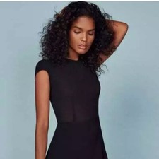 Classic Black Reformation Millie Mini Dress LBD