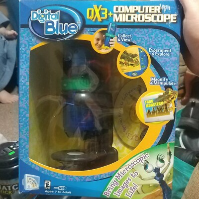 Digital Blue QX3+ Computer Microscope with Special Effects Software-new/sealed