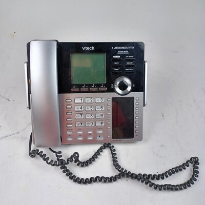 VTech CM18445 4-Line Business Desktop Phone - Silver MAIN UNIT AND ...