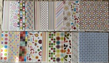 AMERICAN CRAFTS 22 MIXED 12x12 CARDSTOCK