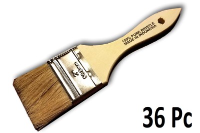 Lot of 36 2'' Chip Brushes Brush Perfect for Adhesives Paint Touchups 2 Inch