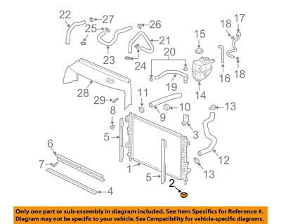 GM OEM 02-15 Captiva Sport Radiator Components-Radiator Lower Insulator ...