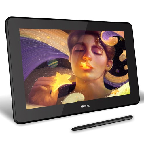 UGEE U1200 Drawing Tablet with Screen 11.9 inch Animation Art Tablets