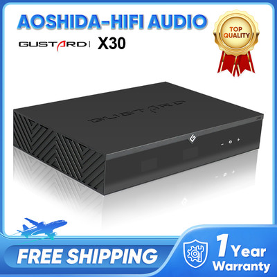 GUSTARD DAC-X30 Bridge Network Streaming DAC Quad ESS9039SPRO x 4 MQA Decoder