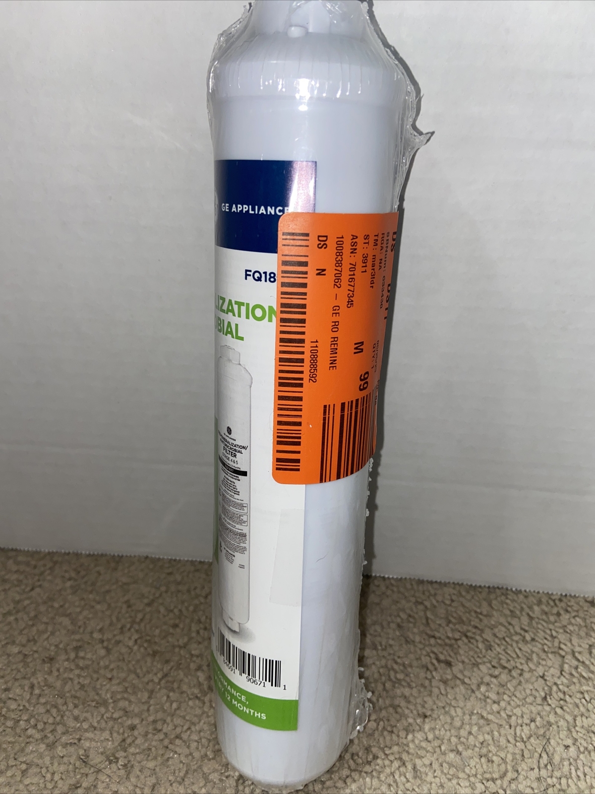 GE Reverse Osmosis Replacement Anti microbial Membrane Filter FQ18RT