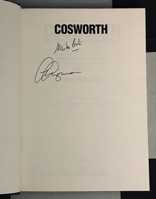 SIGNED MIKE COSTIN & CLIVE CHAPMAN COSWORTH THE SEARCH FOR POWER