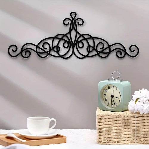Metal Wall Decor, Metal Scroll Wall Art Decor, Rustic Iron Wall