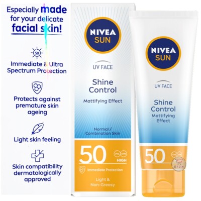 Nivea Sun Shine Control UV Gesichtscreme LSF30 50ml