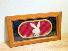 RARE! Vintage Bally Slot Machine "Belly Glass" Sign | The PLAYBOY Casino 1978