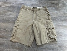 Abercrombie Fitch Cargo Shorts Fatigues Distressed Size 31 Vintage Y2k 2000s