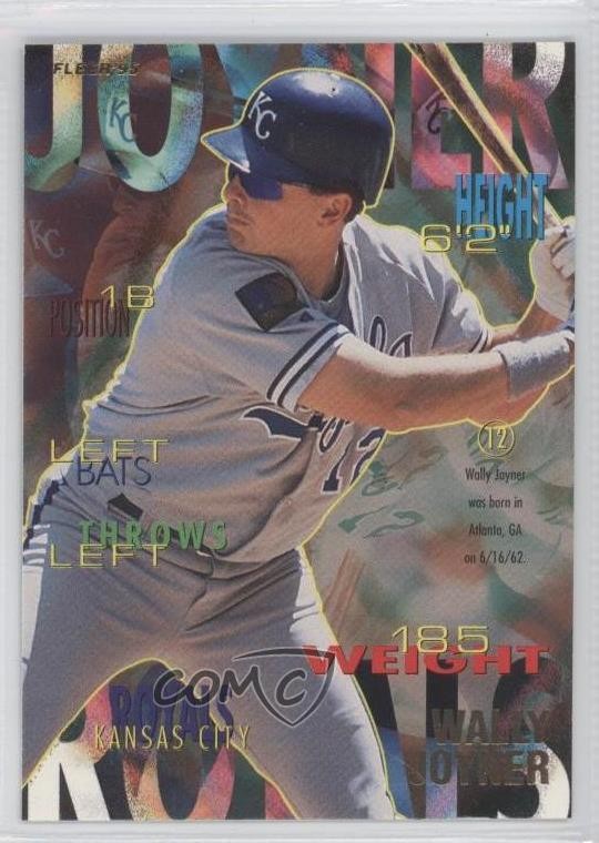 1995 Fleer Wally Joyner #163 2u3
