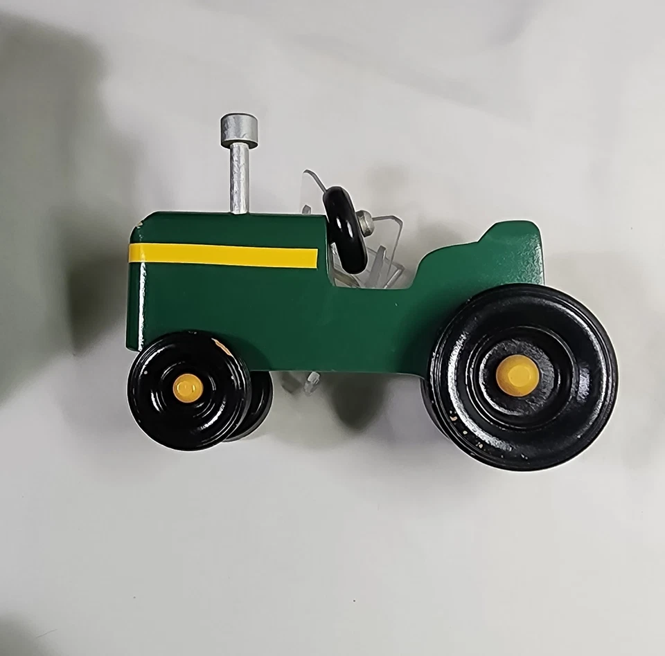 Lote de 5x Tractores de Juguete Verde JOHN DEERE MADERA + ERTL + 3 Más Foto 3 de 4