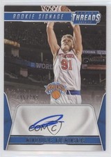 2016-17 Panini Threads Rookie Signage 195/299 Mindaugas Kuzminskas #36 Auto fm0