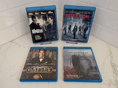 Leonardo DiCaprio 4 movie lot, Blu ray, Inception, Gatsby, Combined Shipping