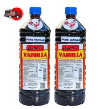 Twelve (12) Danncy Pure Mexican Vanilla Extract - Dark Color (1 Liter each) 🔴
