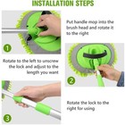 Adjustable Telescopic Car Wash Brush Kit Mop Long Handle Vehicle Cleaning Tools
