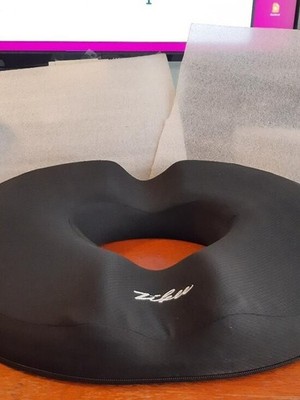 NEW TAG ! ZiKee Face Down Pillow Massage Table&Stomach Sleep Removal Black 19x14
