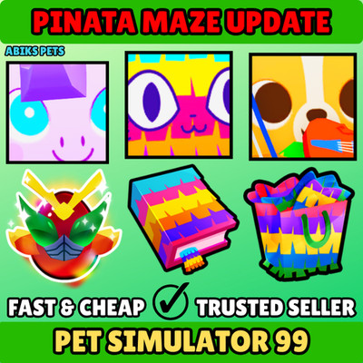 Pet Simulator 99 (PS99) - Pinata Maze Update   Huge, Titanics, Boosts & More  